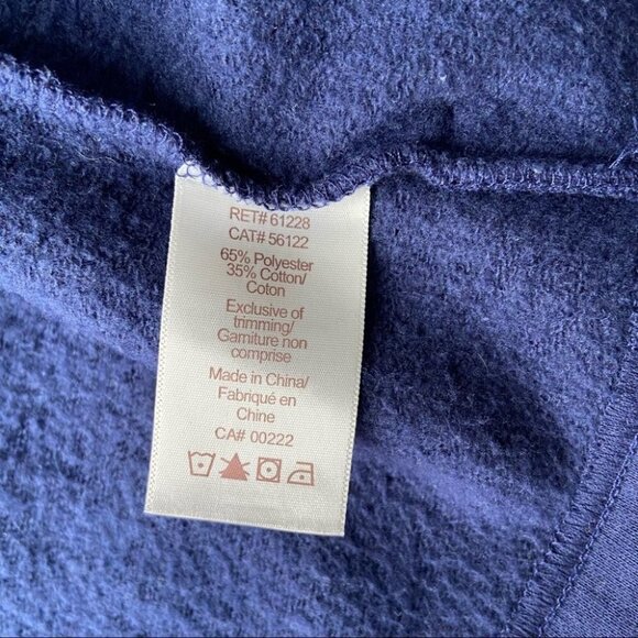 Tradition Floral Butterfly  Embroidered Full Zip Up Fleece Sweatshirt - Picture 14 of 16